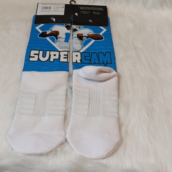 Cam Newton Adult Crew Socks Size M/L - Picture 2 of 2